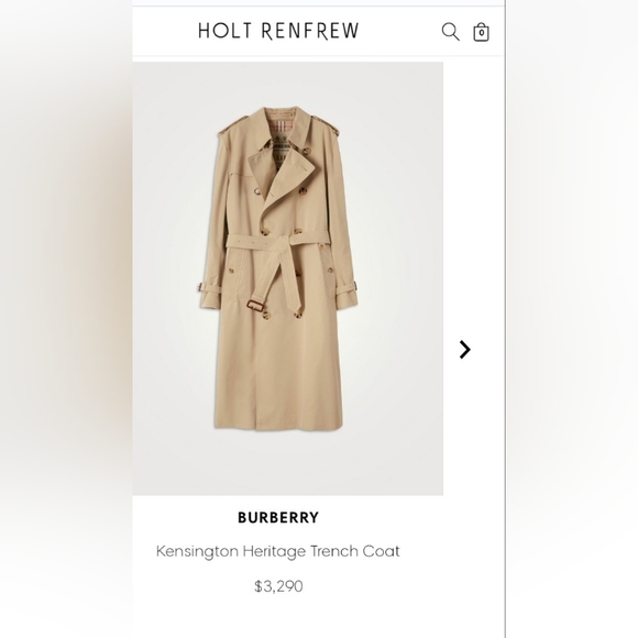 Burberry London Authentic Trench Unisex Coat - Picture 15 of 16